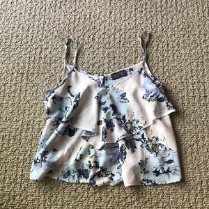 ASTR flowy pink tank top